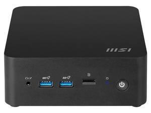 Msi Cubi Nuc 1m-016bau Minipc Barebone, Black, Core 5-120u/up To Ddr5/2*m.2/2*hdmi/2*tbt/2*lan/wifi6/card Reader/switch Cable/3y