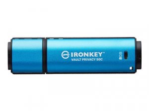 Kingston Ironkey Vault Privacy 50 USB-C 8GB Flash Drive 