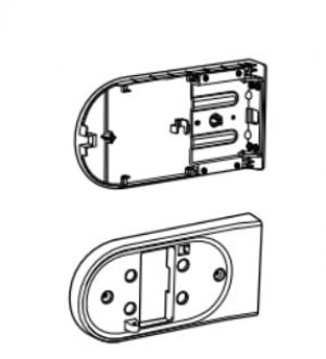 POLY 2215-37730-001 TC10 CONTROLLER GLASS MOUNT KIT WHITE