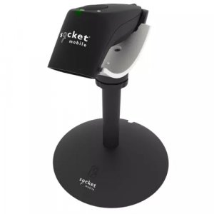 SocketScan S720 Linear Barcode QR Code Reader Black Charging Stand