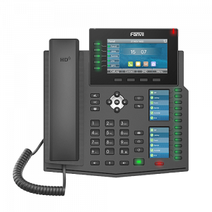 Fanvil X6u Enterprise Ip Phone - 4.3' (video) Colour Screen, 20 Lines, 60 X Dss Buttons, Dual Gigabit Nic, Built In Bluetooth