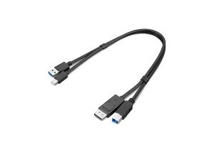 Lenovo 4x91d11453 Thinkstation Mdp + Usb-a 3.0 To Dp + Usb-b 3.0 Dual Head Cable