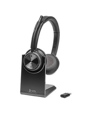 Hp 8l545aa Poly Savi 7320 Uc Stereo Dect Headset, D400 Usb-a Dongle