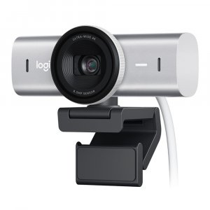 Logitech MX Brio 4K Ultra HD Webcam - Pale Grey