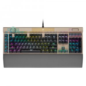 Corsair K100 Rgb Optical-mechanical Gaming Keyboard - Midnight Gold