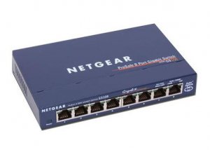 Netgear GS108 Prosafe 8 Port 10/100/1000 Gigabit Switch