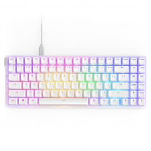 NZXT Function 2 RGB Optical Compact Mechanical Gaming Keyboard - White