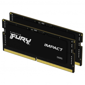 Kingston Fury Impact 64GB (2 x 32GB) DDR5 5600MHz SODIMM Laptop Memory 