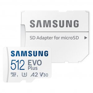 Samsung 512GB EVO Plus microSDXC V30 A2 U3 Memory Card - 160MB/s