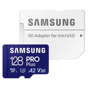 Samsung 128GB PRO Plus microSDXC V30 A2 U3 Memory Card - 180MB/s