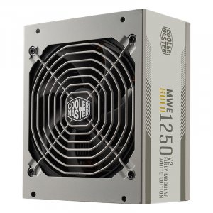 Cooler Master MWE V2 1250W 80+ Gold Fully Modular PCIe 5 ATX Power Supply White