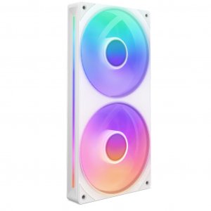 NZXT F240 RGB Core PWM Fan Single Frame with Two Fans - White