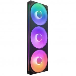 NZXT F360 RGB Core PWM Fan Single Frame with Three Fans - Black