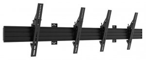 Atdec 2x1 Wall Menu Board Mount (1.75m Rail), Tilting Angle. Max Load Per Display: 50kg