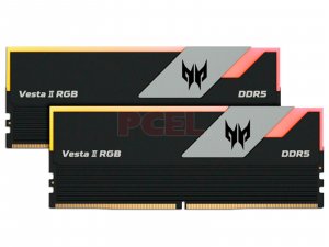 Predator Biwin (predator) Vestaii 64gb 32gbx2 Black Rgb Ddr5 Memory 6000mhz 2r*8 Cl32