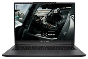 Msi Stealth 16 Mercedes AMG A1V - 16in QHD+ OLED - Ultra 9 185H - 32GB RAM 2x16GB - 2TB SSD - RTX 4070 8GB - WiFi 7 - 4cell 99.99Wh - Selenite Gray - Windows 11 Pro - 2Y Warranty