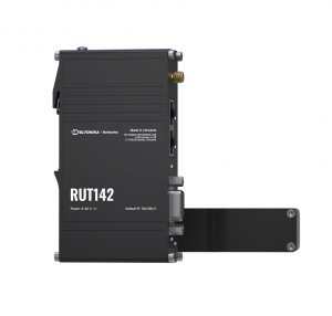 Teltonika RUT142 Rs232 Industrial Router, Wi-fi 4, Rs232  For Serial Communication, Integrated Din Rail Bracket, 3-pin Power Connector, Psu Excluded