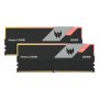 Predator Biwin (predator) Vestaii 32gb 16gbx2 Black Rgb Ddr5 Memory 6800mhz1r*8 Cl32