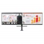 LG Ergo Dual 27" 75Hz QHD FreeSync IPS Monitor with USB-C 65W & sRGB 99%