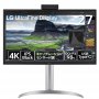 LG 27UQ85RV-W 27" (16:9) UHD IPS, HDMI (2), DP, USB-C, 90W, SPKR, H/ADJ, TILT, 3YR