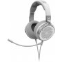 Corsair Virtuoso Pro White Natural Transparent Sound. Ultra Comfort, Open Back, Nvidia Broadcast, Uni-directional Microphone, 3.5mm. Headset,headphone