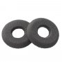 Hp 8k6p3aa Poly Spare Ear Cushion (qty 2), Doughnut, Foam, Black