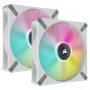 Corsair iCUE ML140 RGB ELITE 140mm PWM Fan - 2 Pack + Lighting Node CORE