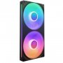 NZXT F280 RGB Core PWM Fan Single Frame with Two Fans - Black