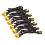 Apc Power Cord Kit (6 ea). Locking. C13 to C14. 1.2m AP8704S-WW