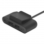 Belkin Buz001bt2mbkb7 Boost Charge 4-port Power Extender, Black 2x Usb-c + 2x Usb-a, 1yr