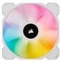 Corsair Af Elite Series| Af120 Rgb Elite White| 120mm Fluid Dynamic Rgb Fan With Airguide| Single Pack