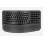 Logitech 920-012338 Wave Keys For Business Ergo Kb -graphite