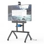 Heckler AV Cart for Logitech Rally Plus - Black Grey - Recommended for use with 50-inch to 75-inch displays