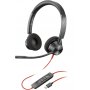 Poly Blackwire 3320 Stereo USB-C Headset +USB-C/A Adapter