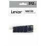 Lexar Lnm100-512rb Nm-100 512gb, M.2 2280 Sata Iii (6gb/s), Sequential Read Up To 520mb/s