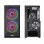 Lian-li Pc-lan216rx-black Rgb Mid-tower Case: Lancool 216 - Black Rgb2x 160mm Argb Fans, 1x 140mm Pwm Fan, 2x Usb 3.0, 1x Usb Type-c, 1x Audio, Tempered Glass Side Panel, Supports: E-atx/atx/matx/mini-itx