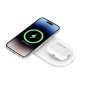 Belkin Wiz021auwh Boostcharge Pro 2-in-1 Magnetic Wireless Charging Pad With Qi2 15w - White