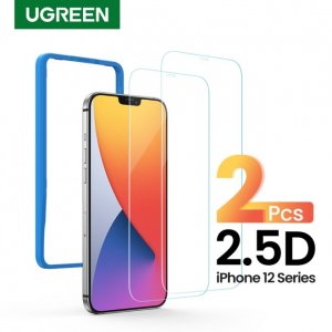 Ugreen 20336 2.5d Full Cover Hd Screen Tempered Protective Film For Iphone 12/5.4" (twin Pack)