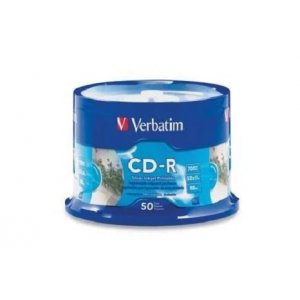 Verbatim Cd-r / 52x / 700mb / 50 Cake / White Printable