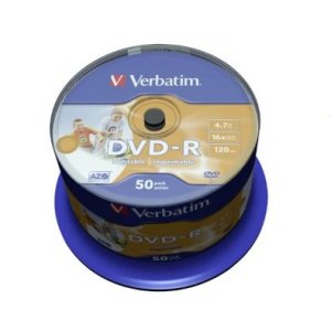 Verbatim Dvd-r / 16x / 50 Cake / White / 43533