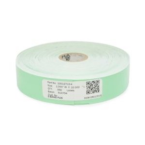 Zebra Wristband Polypropylene 1x10in (25.4x254mm) Direct thermal Z-Band Fun Adhesive closure 1in (25.4mm) core 350/roll Blue
