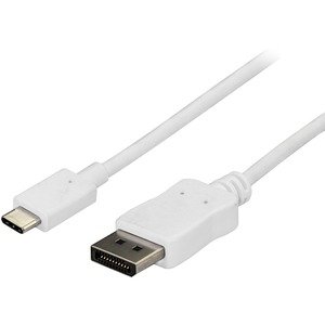 Startech.com Cdp2dpmm6w 6ft Usb C To Displayport Cable - 4k 60hz