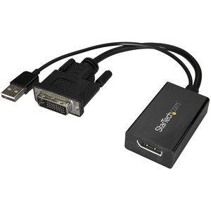 Startech.com Dvi2dp2 Dvi To Displayport Adapter - Usb Power