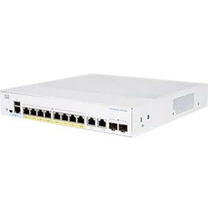 CISCO CBS350 MANAGED 8-PORT SWITCH GE POE 2X1G COMBO CBS350-8P-2G-AU