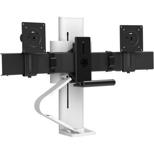 Ergotron 45-631-216 Trace Dual Monitors Panel Clamp Bright