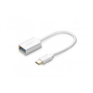 Ugreen 30702 Usb Type C Male To  Usb 3.0 Type A Female Otg Cable White