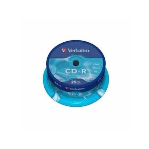 Verbatim 52x 700MB CD-R 25PK Spindle (43432)