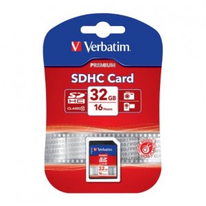 Verbatim Sdhc 32gb (class 10) Up To 45mb/sec 300x Read Speed