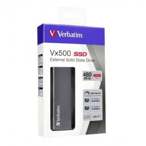 Verbatim 47443 Verbatim Vx500 External Ssd 480gb - Grey