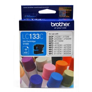 Brother Lc-133c Cyan Ink-600p-mfc-j6520dw/j6720dw/j6920dw And Dcp-j4110dw/mfc-j4410dw/j4510dw Etc.